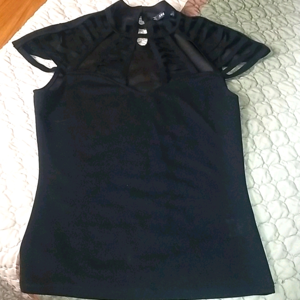 Black dressy top